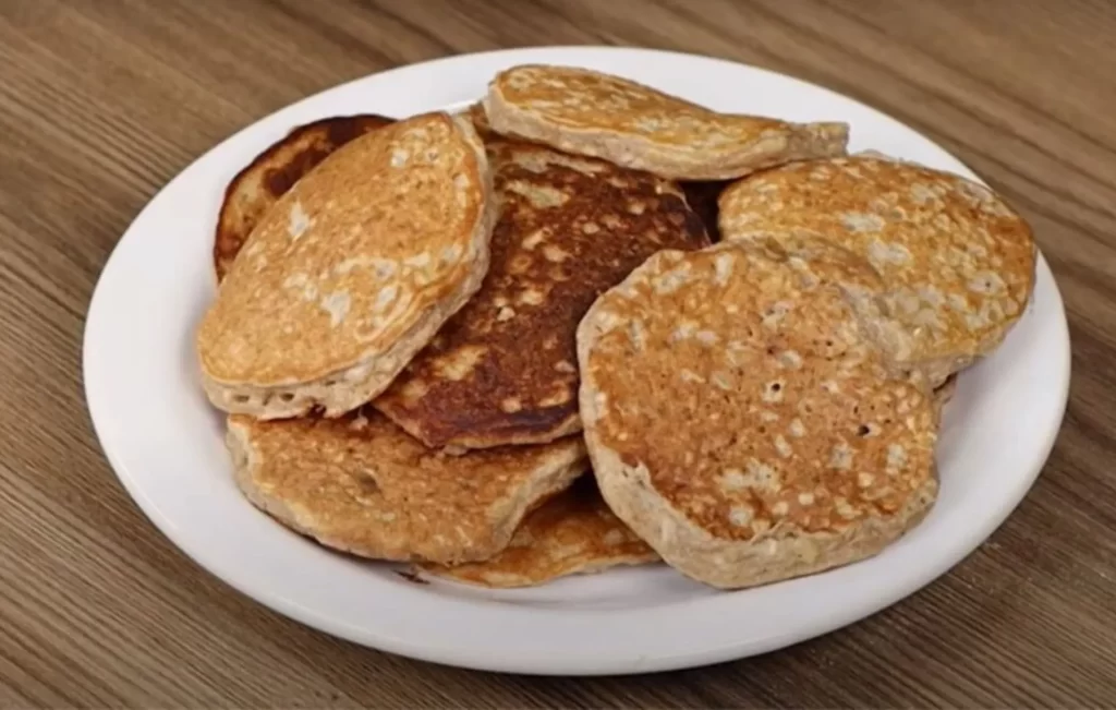 receita de Panquecas de Banana com Aveia